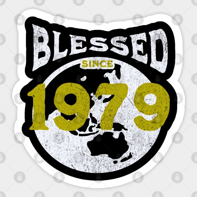 Blessed since 1979 Sticker by EndStrong